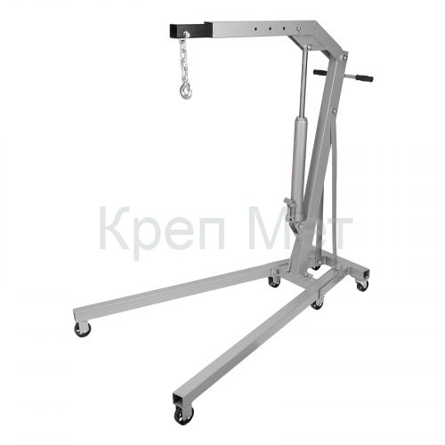 Кран гидравлический, 1 т, H подъема 25-2060 мм, складной (комплект из 2 частей) Matrix