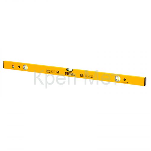 Уровень алюминиевый, 1500 мм, фрезерованный, 3 глазка Denzel