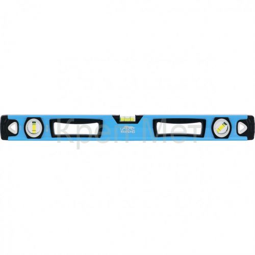 Уровень алюминиевый, двуручный, 1500 мм, профиль 1,6 мм, фрезеров, ударопрочные заглушки, 3 глазка Барс