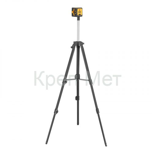 Лазерный уровень DQB-T, 30 м, зеленый луч, батарейки, штатив Denzel