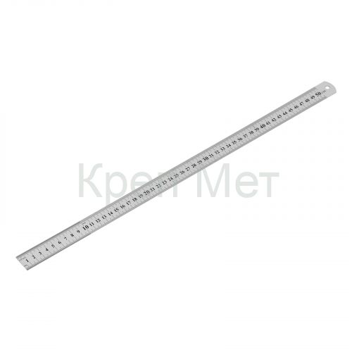 Линейка измерительная, 500 мм, металлическая Sparta