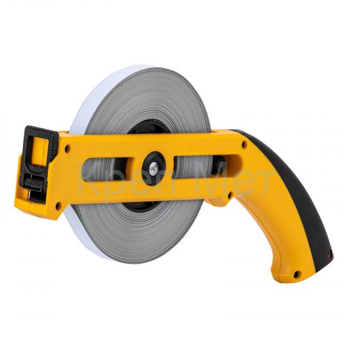 Рулетка геодезическая 50 м х 13 мм, открытый корпус, металлическая лента Denzel