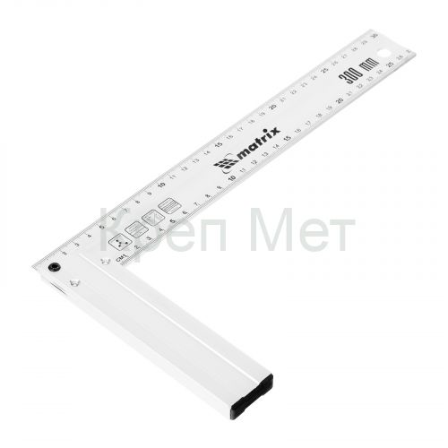 Угольник, 300 мм, алюминиевый, литой Matrix