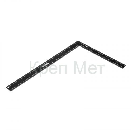 Угольник, 400 х 600 мм, алюминиевый, лазерная гравировка Denzel