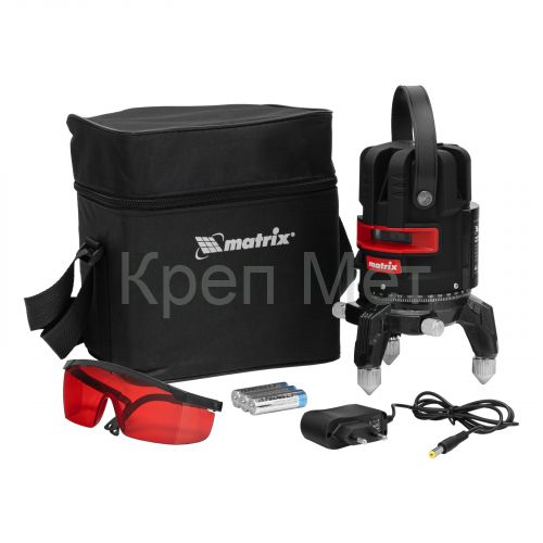 Лазерный уровень ML 05 Red, 20 м, 635 нм, резьба 5/8" Matrix