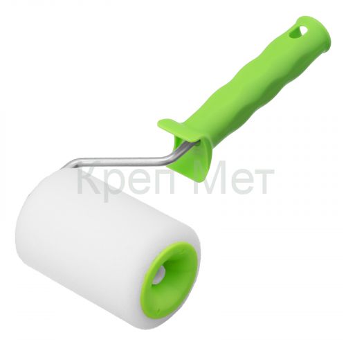 Валик "Поролон" с ручкой, 100 мм, D 48 мм, D ручки 6 мм Сибртех