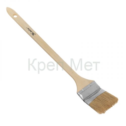 Кисть радиаторная 2.5", натуральная щетина, деревянная ручка MTX