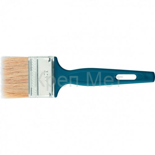 Кисть флейцевая "Эксперт", 25 х 6 мм, натуральная щетина, пластиковая ручка Сибртех
