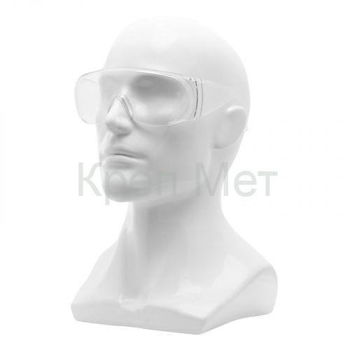 Очки защитные открытого типа, прозрачные, ударопрочный поликарбонат Сибртех