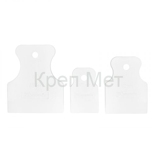 Набор шпателей 40-60-80 мм, белая резина, 3 шт Matrix