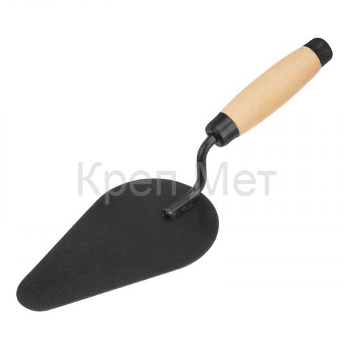 Кельма печника стальная, деревянная усиленная ручка