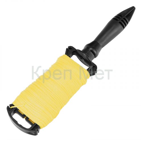 Шнур Нейлоновый разметочный на катушке c ручкой D 1.5 мм, 50 м Matrix