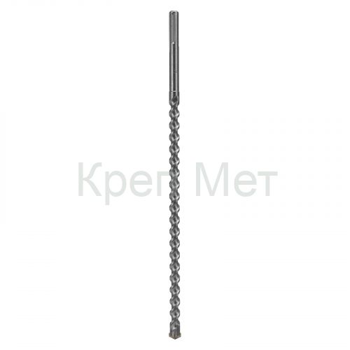 Бур по бетону, 22 х 600 мм, SDS Max c крестовой пластиной Matrix