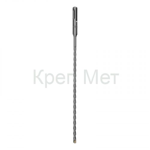 Бур по бетону, двойная спираль, три пылеотводящие кромки, 6 x 260 мм DENZEL