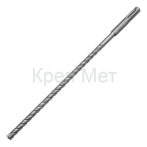 Бур по бетону, цельная крестовая пластина, 8x265 мм, SDS PLUS Denzel