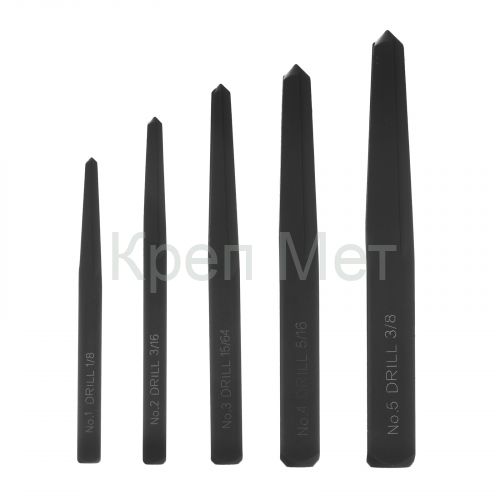 Набор экстракторов 5 шт, прямой квадрат Matrix