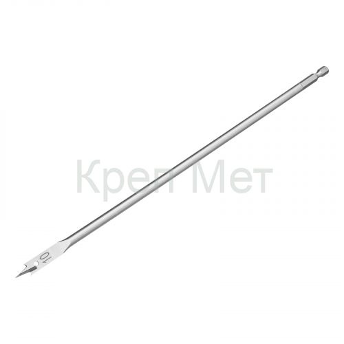 Сверло по дереву перовое удлиненное, 10 х 300 мм, шестигранный хвостовик Matrix