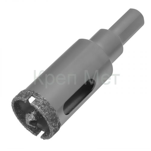 Сверло алмазное по керамограниту, 22 х 67 мм, трехгранный хвостовик Matrix