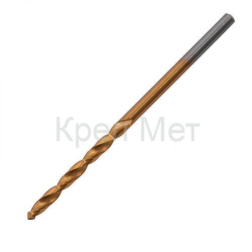 Сверло по металлу, 2.5 мм, HSS, нитридтитановое покрытие, цилиндрический хвостовик Matrix