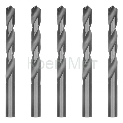 Сверло по металлу, 13 мм, полированное, HSS, 5 шт, цилиндрический хвостовик Matrix