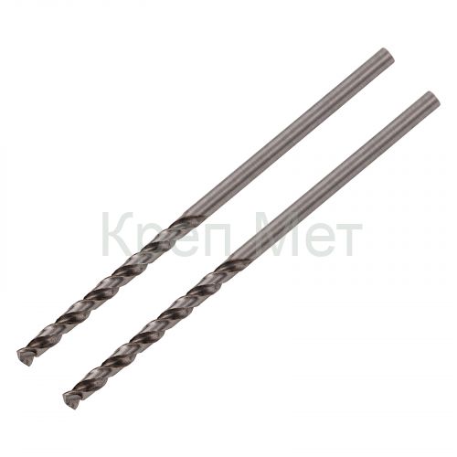 Сверло спиральное по металлу, 2 мм, HSS, 338 W, 2 шт Gross
