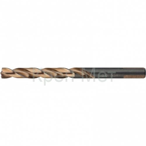 Сверло спиральное по металлу, 3.8 x 70 мм, Р9М3, многогранная заточка Барс