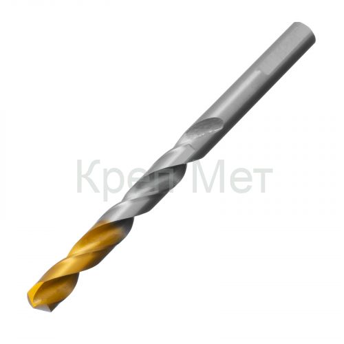 Сверло спиральное по металлу 8,5 x 117 мм, Р6М5, Golden Tip  Denzel
