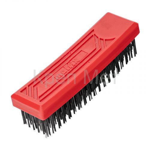 Щетка зачистная шестирядная, плоская, пластиковая Matrix