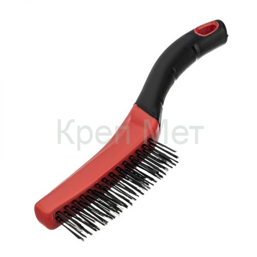 Щетка зачистная трехрядная, двухкомпонентная рукоятка Matrix