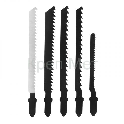 Набор полотен для электролобзика по дереву, 5 шт Сибртех