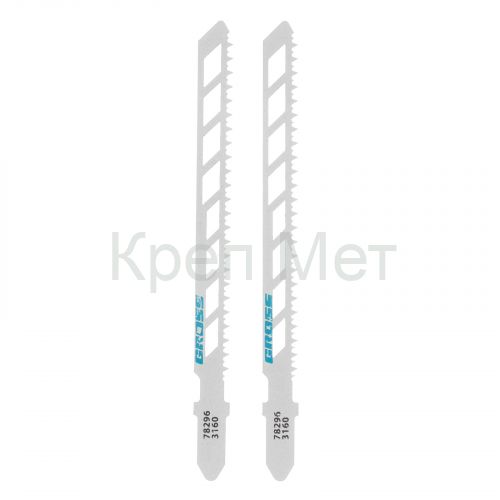 Полотна для электролобзика  по дереву, улучшенный чистый рез, 2 шт. ( 3160 - PC ) Gross
