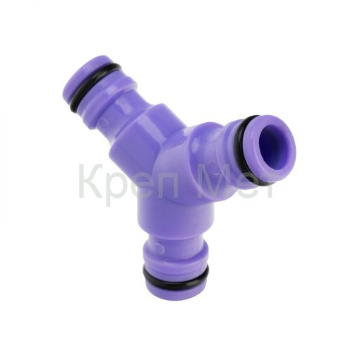 Тройник для разветвления или соединения, штуцерный, пластмассовый Palisad