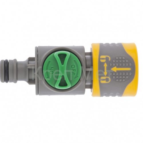 Соединитель штуцерный с переключателем Palisad Luxe