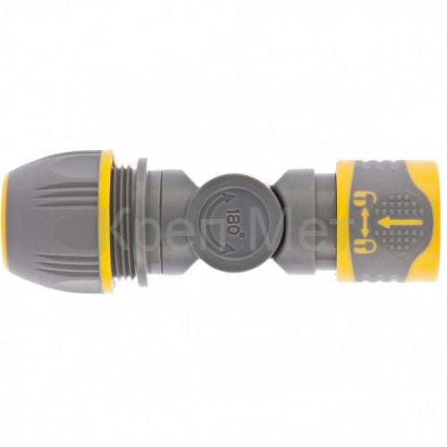 Соединитель быстросъемный, универсальный 1/2-3/4, с шарниром Palisad Luxe