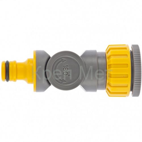 Соединитель штуцерный с внутренней резьбой 1/2-3/4, с шарниром Palisad Luxe