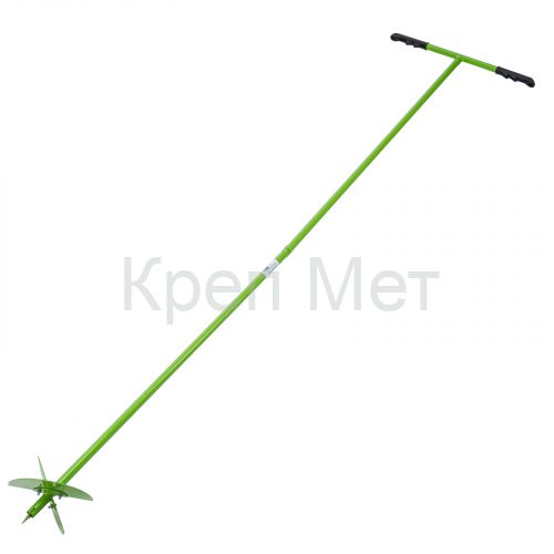 Бур лопастной со сменными ножами, 2110 мм, удлинитель, диаметр 150 мм, 200 мм, Сибртех