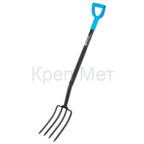 Вилы 4-х рогие, садово-огородные, 180х280х1200 мм, цельнометаллические, кованые, LUXE Palisad