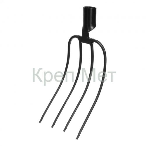 Вилы 4-х рогие, сенные, 205х305 мм, кованые, без черенка, Сибртех