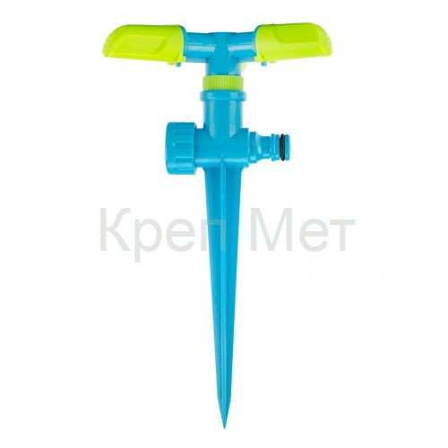 Разбрызгиватель вращающийся, 3 лопасти, на пике, ABS-пластик, LUXE Palisad