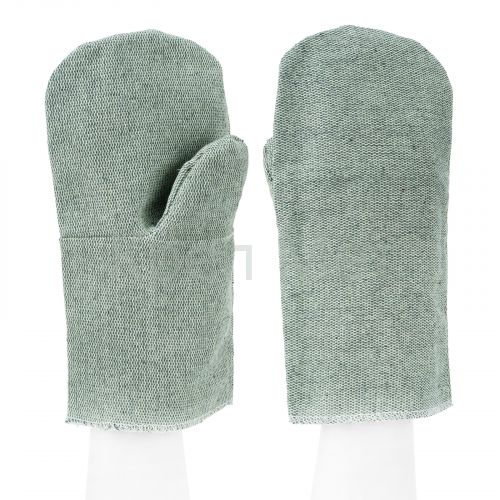 Рукавицы брезентовые огнеупорные, одинарный наладонник, 2 размер Сибртех