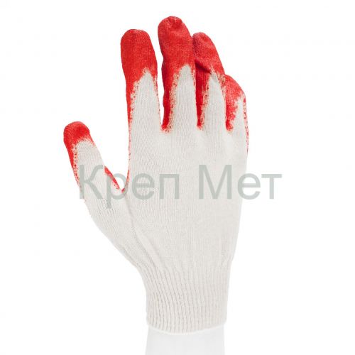 Перчатки х/б, латексный облив, 13 класс, 36 гр