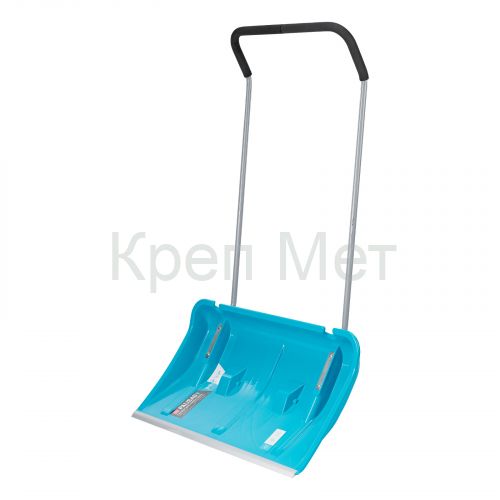 Скрепер для уборки снега, полипропилен, колеса, 750х445х1275 мм, рукоятка с ПВХ, LUXE Palisad