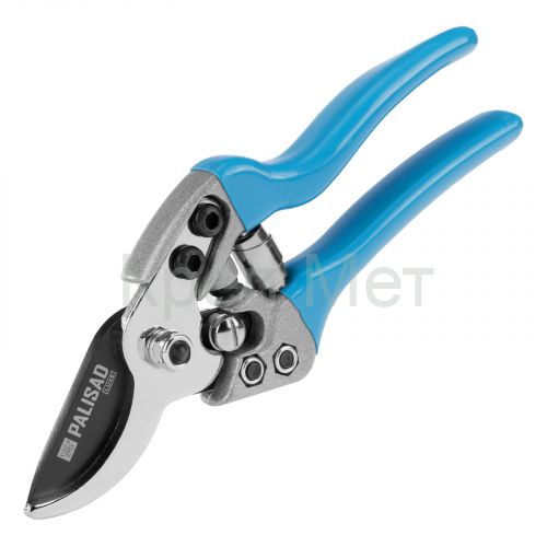 Секатор прямого реза, 190 мм, алюминиевые обрезиненые рукоятки, LUXE Palisad