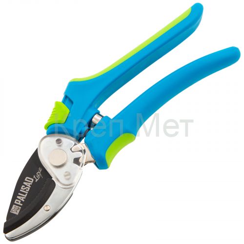 Секатор с наковальней, 205 мм, двухкомпонентные рукоятки, Luxe, Palisad