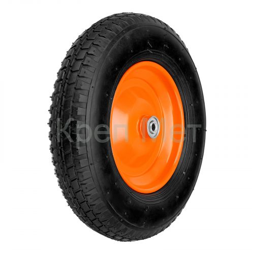 Колесо пневматическое 4.80/4.00-8 D380мм, подш. внут. диам. 12мм, длина оси 80мм Palisad