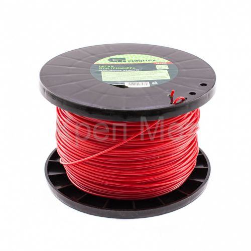 Леска для триммера круглая, на DIN катушке, 2 мм х 190 м, Сибртех