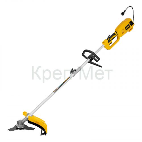 Триммер электрический TE-1220, 1200 Вт, 380 мм, катушка, диск, разборная штанга Denzel