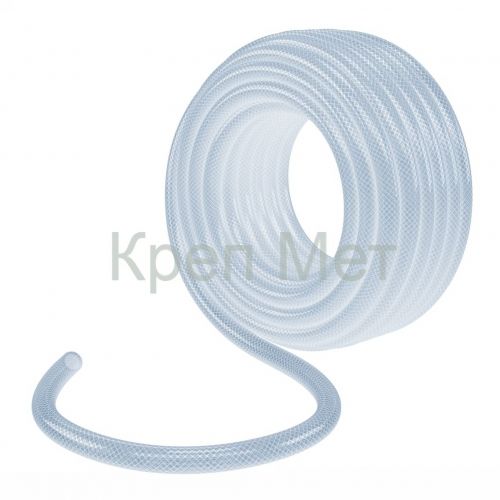 Шланг поливочный прозрачный армированный 3-х слойный, 1/2", 50 м Palisad