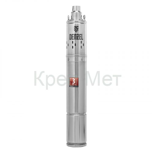 Скважинный насос DWS-3,5-100, винтовой, диаметр 3,5", 800 Вт, 1700 л/ч, напор 100 м Denzel
