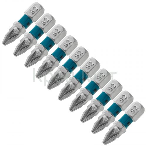 Бита РZ2 х 25, сталь S2, 10 шт. Gross